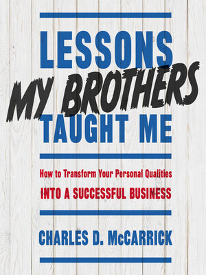 cover image of Lessons My Brothers Taught Me